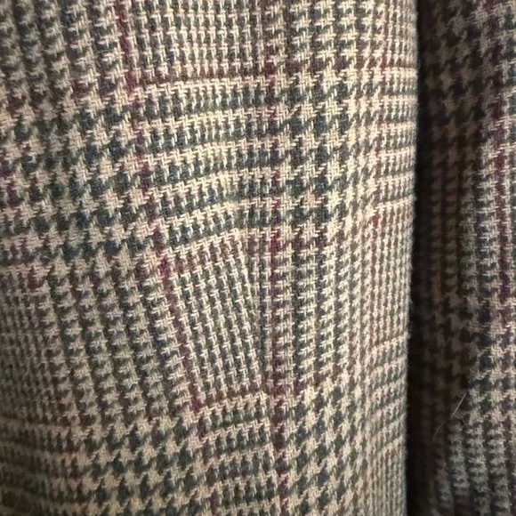 Vintage Jaclyn Smith Plaid Blazer |Size 14| Brien Wool Blend with Collar. - Picture 5 of 9
